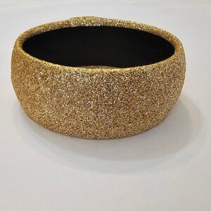 Gold Glitter Bangle Bracelet